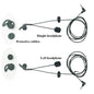 2pcs 3.5mm In-Ear Headsets for EJEAS FBIM V6 V6C V4 V4C Intercom