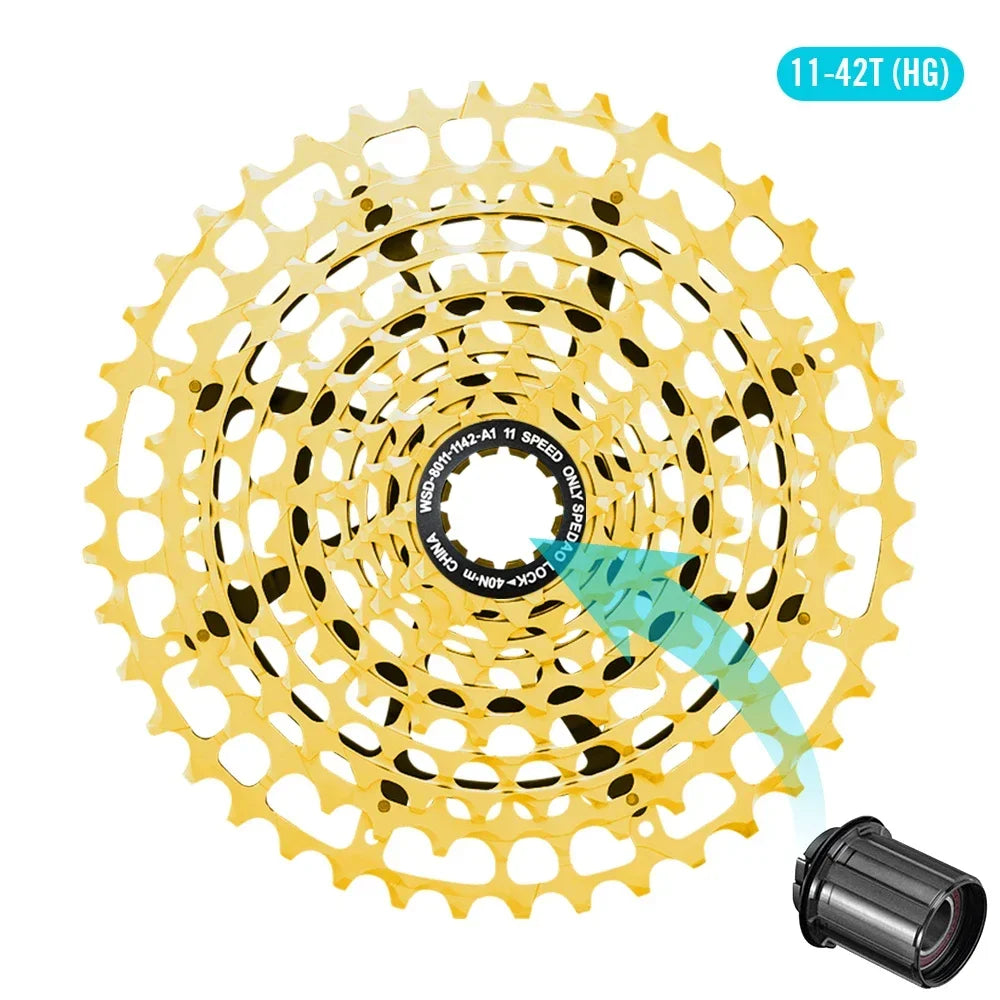 SPEDAO 11 Speed MTB Cassette HG 10–36T 10–42T CNC Compatible Shimano M8000 - EXPROTAS