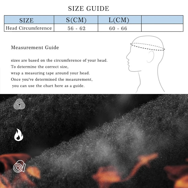 Full Face Mask Balaclava Windproof Thermal Winter Ski Fleece Neck Warm