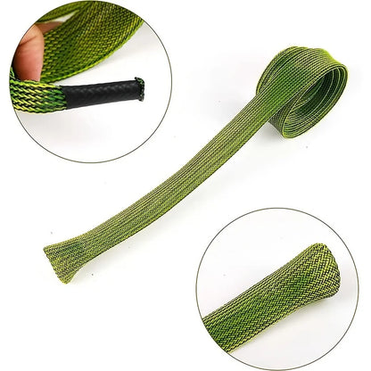 12Pcs Rod Sock Mesh Fishing Sleeve Covers Flat Pointed End Pole Protector
