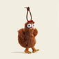 Fur Chicken Plush Bag Funny Ugly Hen Shape Handbag Satchel Purse for Women