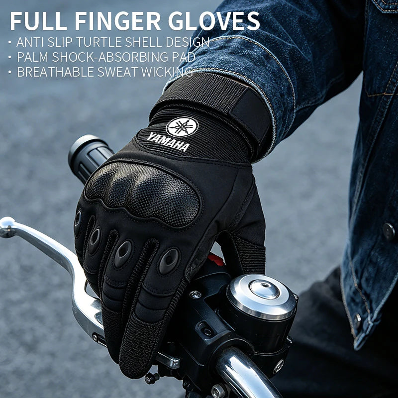 Strip Motorcycle Gloves Outdoor Touchscreen for Yamaha R1 R3 MT-09 FZ6
