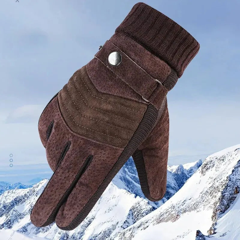 Winter Gloves Men Cycling Waterproof Warm Touchscreen Windproof Thermal