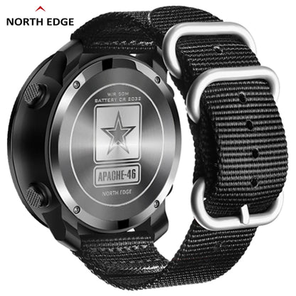 EXPROTAS Digital Watch Men Sports Altimeter Compass Barometer WR50M Outdoor