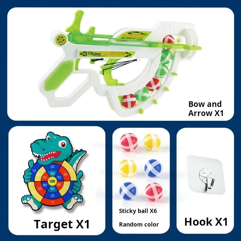 Kids Montessori Sticky Ball Dartboard Slingshot Target Educational Game