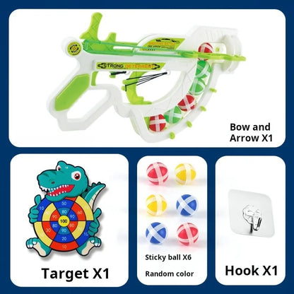Kids Montessori Sticky Ball Dartboard Slingshot Target Educational Game