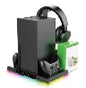 Cooling Fan Stand & Charging Station For Xbox Series X Controller RGB Light Dock