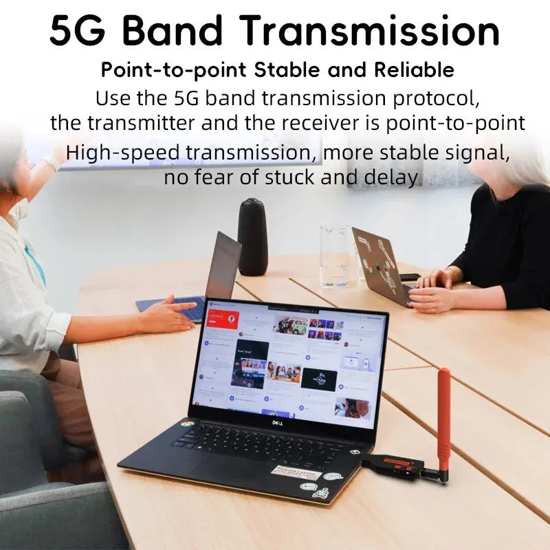 1080P 150m Wireless HDMI Extender 1 TX to 4 Splitter Video Transmitter Receiver for PS4 Camera Laptop PC to TV Monitor Projector-EXPROTAS