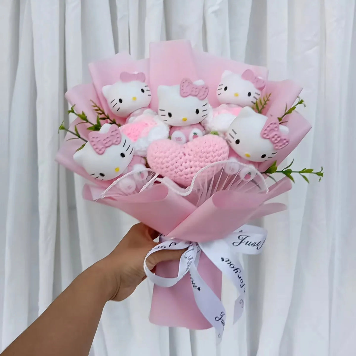 Pooh Bear Bouquet Plush Doll for Wedding Graduation Birthday Christmas