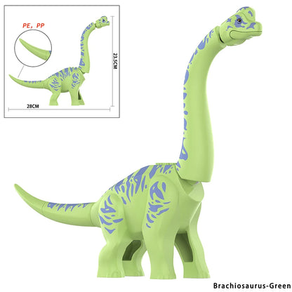 MOC Jurassic Building Block Dinosaur Model Big Brachiosaurus Toy