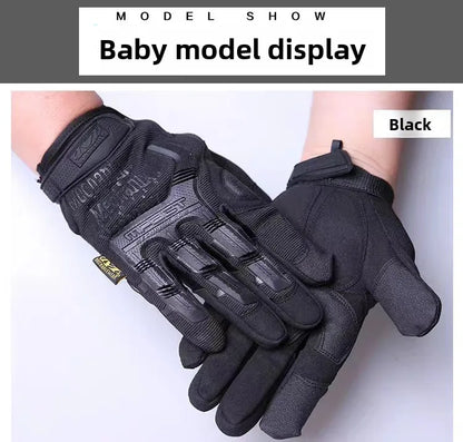 Full Finger Gloves Outdoor Tactical Anti-skid Motorcycle Cycling Touch Screen