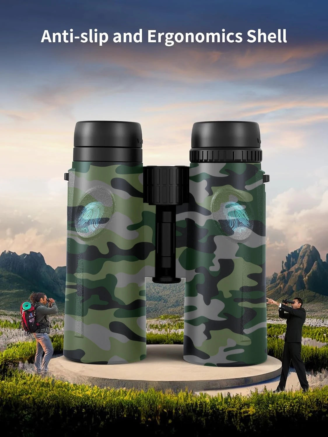 SUNCORE 10x42 Binoculars Bird Watching Hunting Travel Events Outdoor Optics
