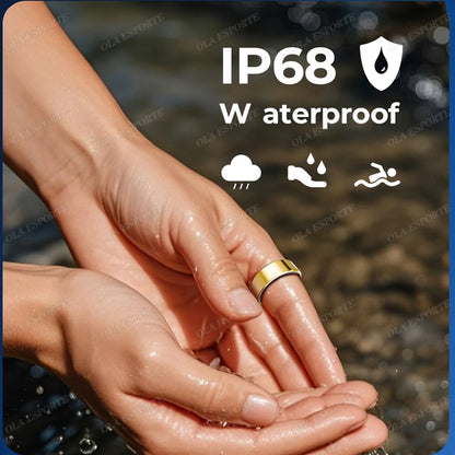 Smart Ring Monitor Heart Rate Blood Oxygen Waterproof Activity Tracker Men Women