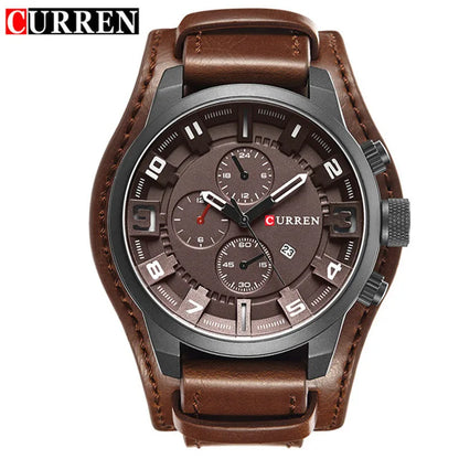 CURREN Men's Watches Top Brand Luxury Fashion&Casual Business Quartz Watch Date Waterproof Wristwatch Relogio Masculino-EXPROTAS