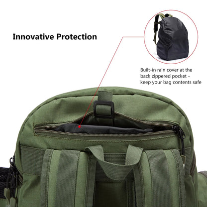 Bassdash Fishing Bag Tackle Backpack Lightweight Tactical Tackle Box Multifunctional-EXPROTAS