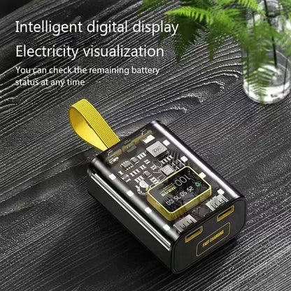 3x18650 Power Bank Case Battery Storage Box Dual USB Charger DIY Shell for Phone