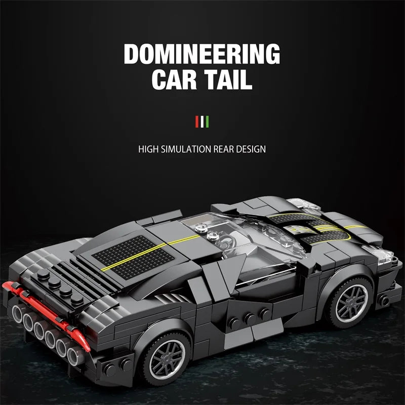 City Classic Racing Car Building Blocks Speed Champion Sports Vehicle Bricks Toy Gift