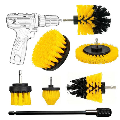 Cleaning Brush Set for Electric Drill Professional Round Bristle Brushes