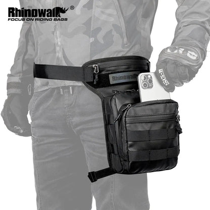 Motorcycle Leg Bag Waist Pack EVA Hard Shell Phone Holder Bum Bag