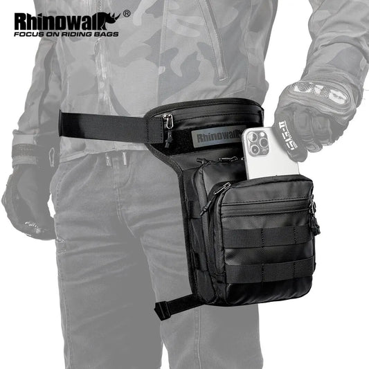 Motorcycle Leg Bag Waist Pack EVA Hard Shell Phone Holder Bum Bag