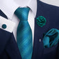 Men's Pocket Square Cufflink Tie Set Wedding Accessories by EXPROTAS