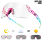 SCVCN Photochromic Cycling Glasses UV400 Anti-Fog MTB Sunglasses Men/Women