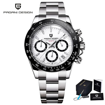 PAGANI Design Men’s Quartz Chronograph Watch VK63 Luxury Business 2024 Wristwatch