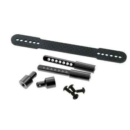 RC Car Body Post Mounts Metal Alloy Front and Rear Shell Column for Axial SCX10 II 90046 90047 1/10 RC Crawler Car Parts