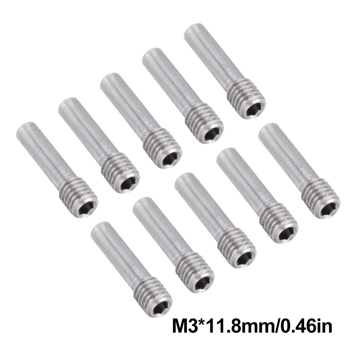 For 1/10 RC Crawler Car 10Pcs Axle Pin Bumper Screw Set SCX10