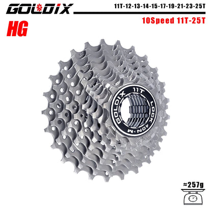 GOLDIX 8–12 Speed Cassette 11-25T 11-28T 11-32T 11-34T 11-36T Compatible Shimano SRAM - EXPROTAS