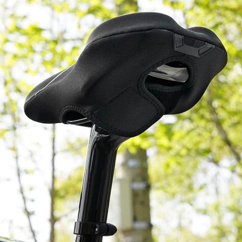Padded Gel Bike Seat Cover Comfort Saddle Cushion for MTB Road Exercise Bike