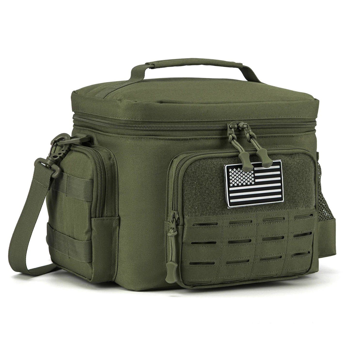 Tactical Insulated Lunch Bag for Men Heavy Duty Cooler Box Work Camping Picnic