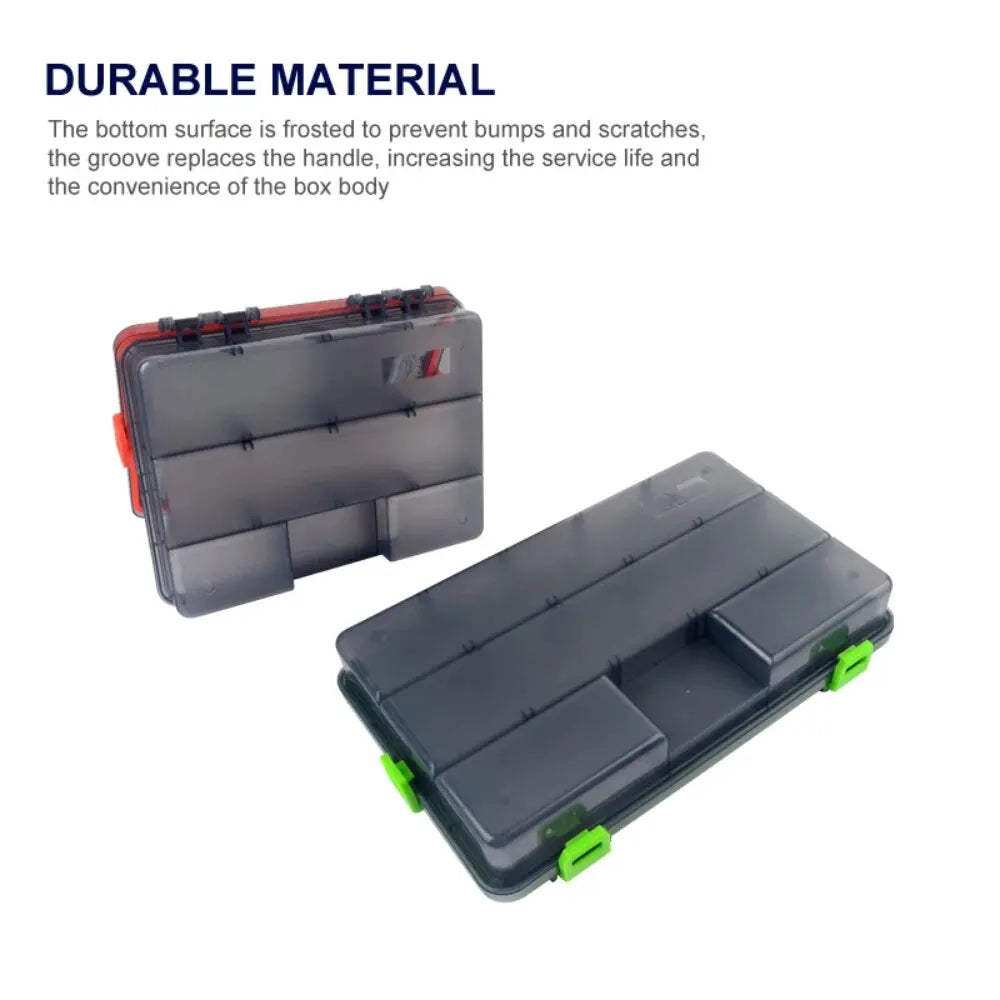 Fishing Tackle Box Waterproof Large Capacity Lure Hook Bait Storage Case