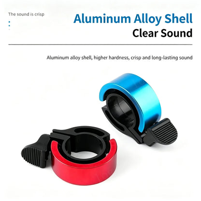 Bicycle Bell MTB Alloy Horn Handlebar Ring Alarm for Cycling Safety