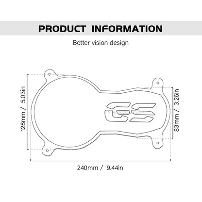 Acrylic Headlight Protector Guard Cover for BMW R1200GS R1250GS Adventure LC