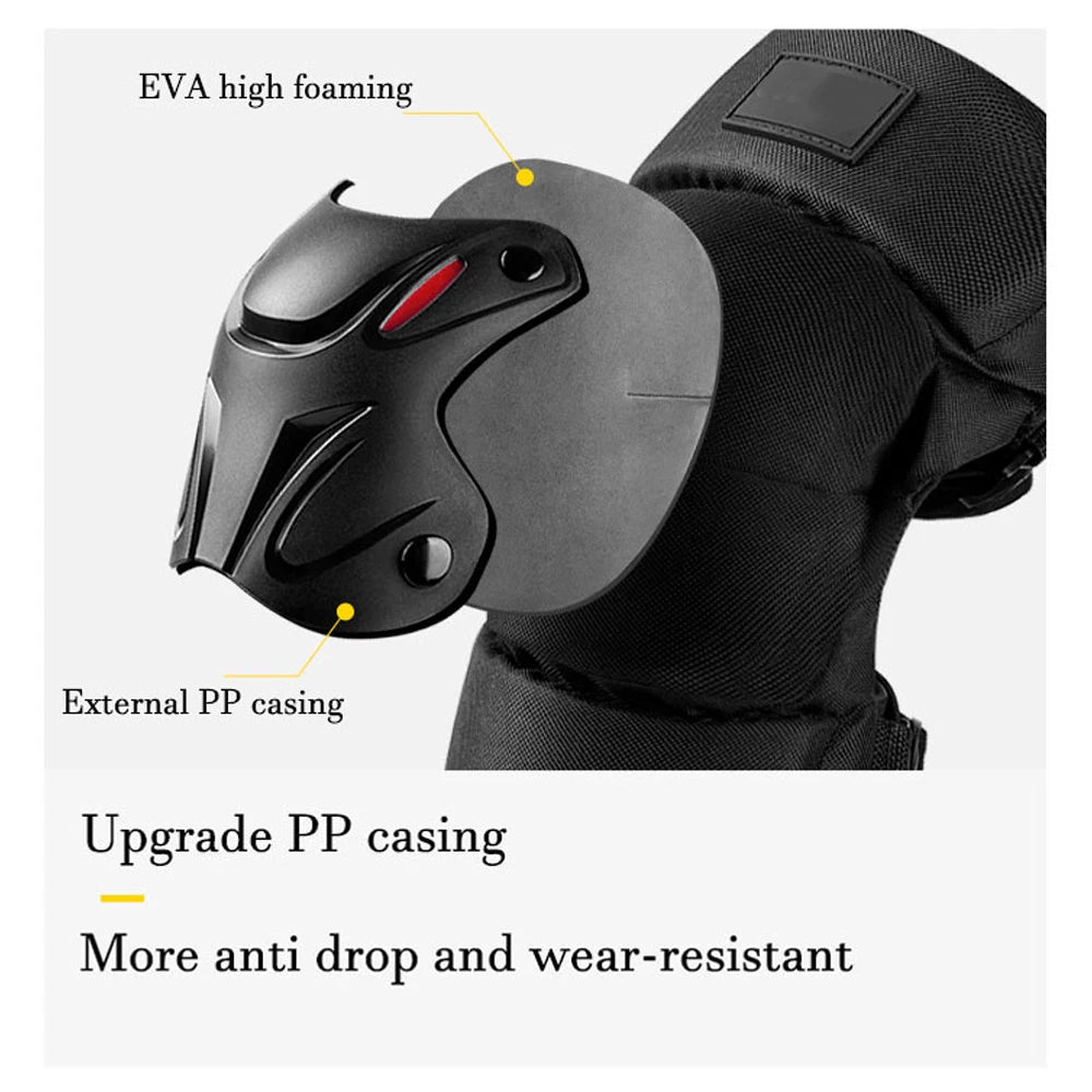 1Pair Knee Pad Elbow Protector Breathable Support for Outdoor Motorcycle