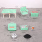 Outdoor Picnic Model Table & Chair Set for Children - Mini Folding Decor