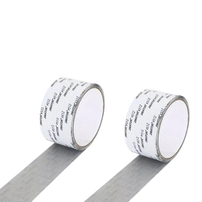 2Pcs Screen Repair Tape Self-Adhesive Fiberglass Window Patch Mesh