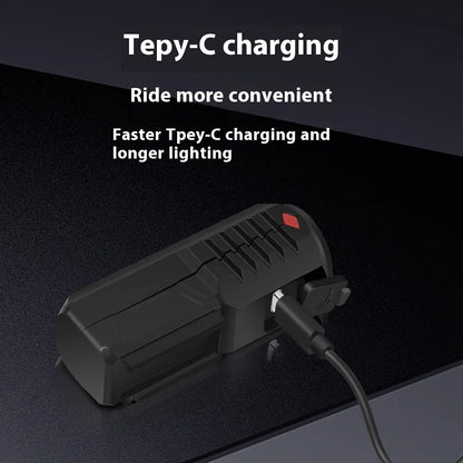 Bicycle Light USB Rechargeable LED Front Headlight Waterproof Bike Lamp