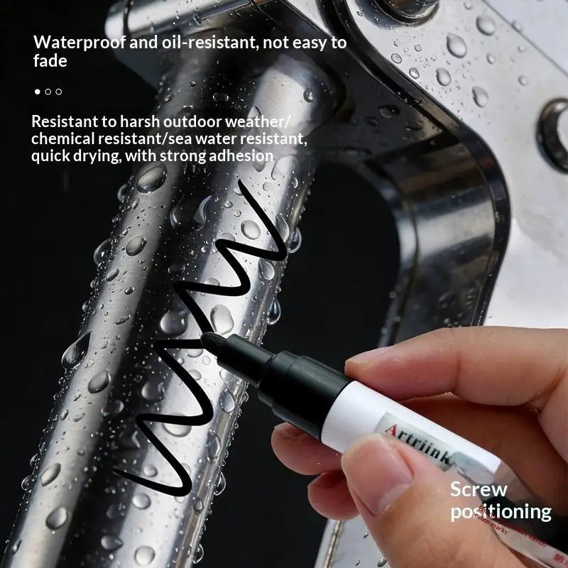 Screw Marker Pen Waterproof Quick Dry Permanent for Car Motorcycle Repair