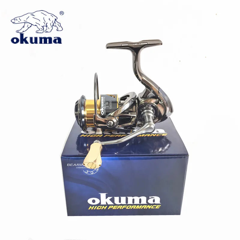 Okuma Fishing Reel 12+1BB Max Drag 15KG Spinning Reel 1000-5000 Size