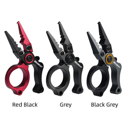 SeaKnight Mini Fishing Pliers, Aluminum Alloy, Tungsten Steel Blade Hook Remover Line Cutter