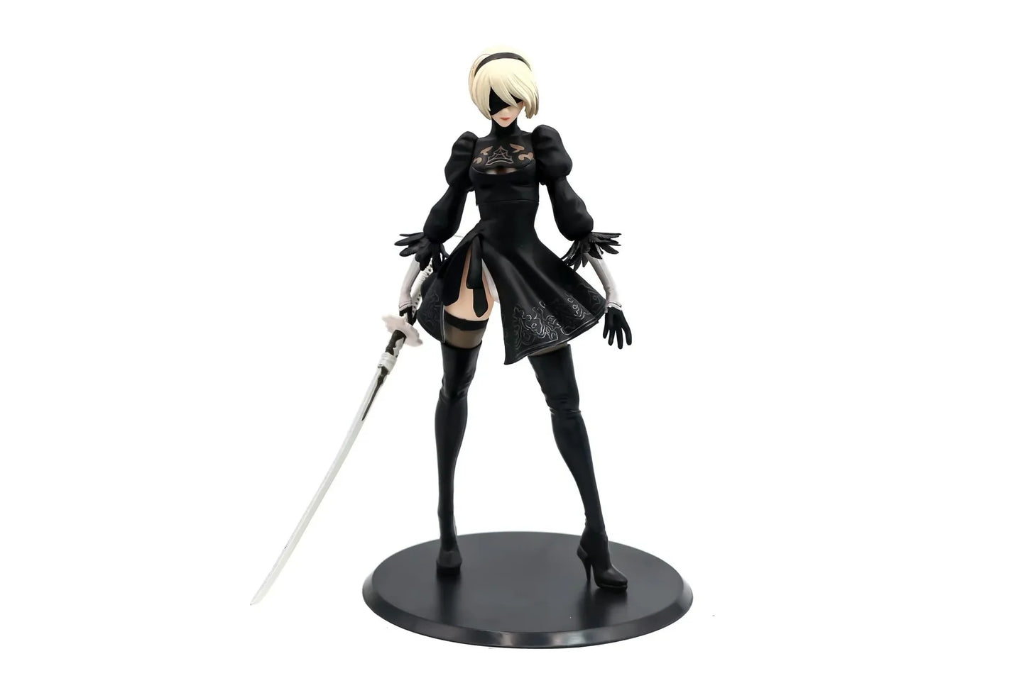 Yorha Figure NieR Automata 2B No.2 Tpye B Anime Figures Deluxe 28cm  Pvc Model Action Figurine Collection Decoration Toys Gifts-EXPROTAS