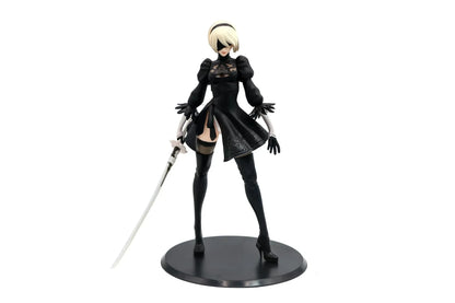 Yorha Figure NieR Automata 2B No.2 Tpye B Anime Figures Deluxe 28cm  Pvc Model Action Figurine Collection Decoration Toys Gifts-EXPROTAS