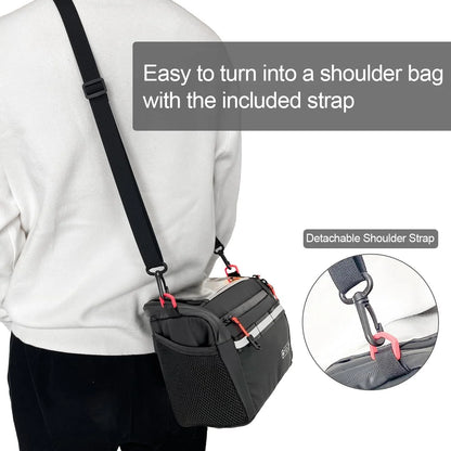 Bicycle Handlebar Bag Insulated 4.5L Storage Bike Accessory Panniers