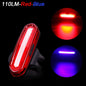 Bicycle Light LED Rear Tail Lamp Waterproof USB Rechargeable Bike Safety
