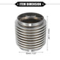 UXCELL Exhaust Flex Pipe | 38/45/50/60mm Bellows Connector Stainless Universal