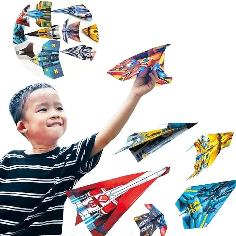 36Pcs Educational Toy DIY Origami Paper Planes Craft for Kids