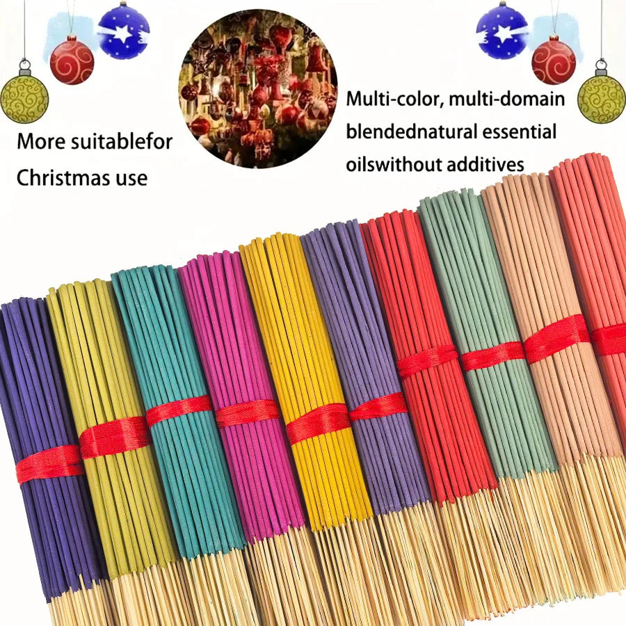 140 Incense Sticks Set with 20 Sticks Each - Rose, Lavender, Sandalwood