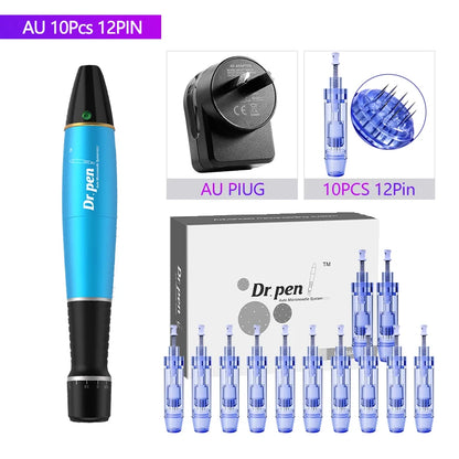 Ultima A1 Auto Micro Pen with 12Pins 0.25mm Needle Cartridges Skin Care